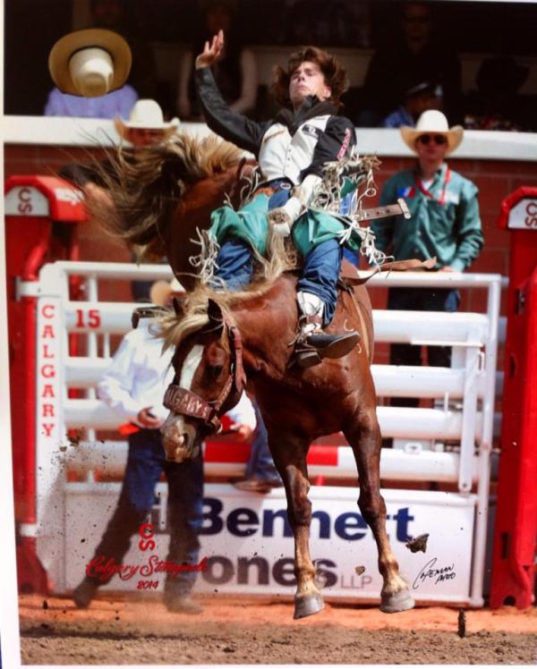 Clint at the 2014 Calgary Stampede. Photo by Mike Copeman